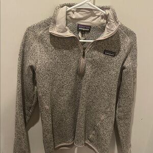 Patagonia Heathered Gray Fleece Pullover